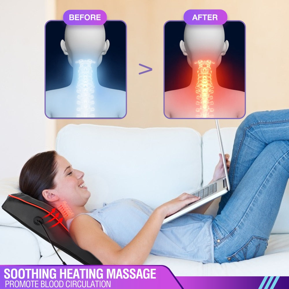 Electric Heating Massage Pillow