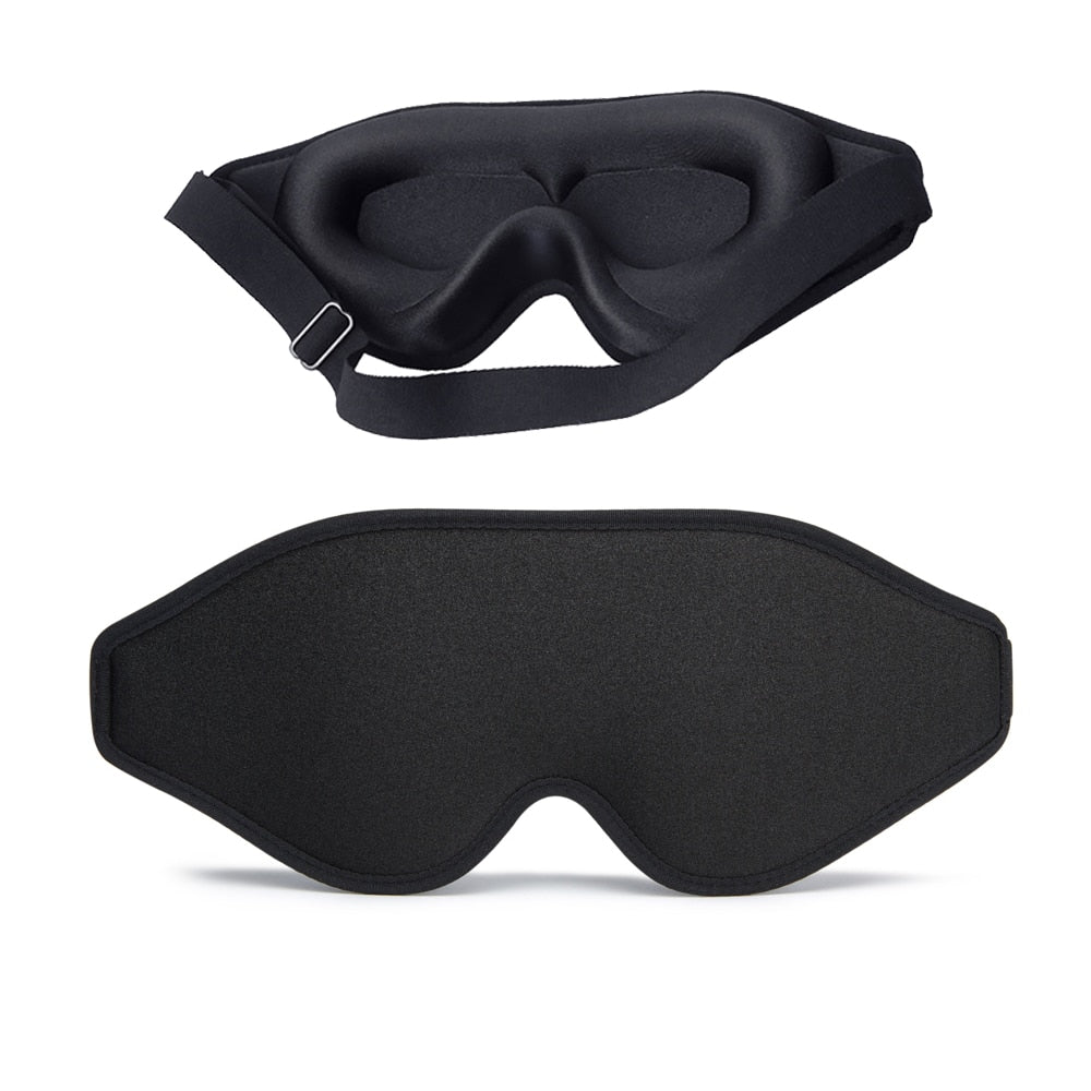 3D Sleep Mask Natural Sleeping Eye Mask Comfort Three Dimensional Design Memory Foam Face Mask Eyeshade Night Breathable