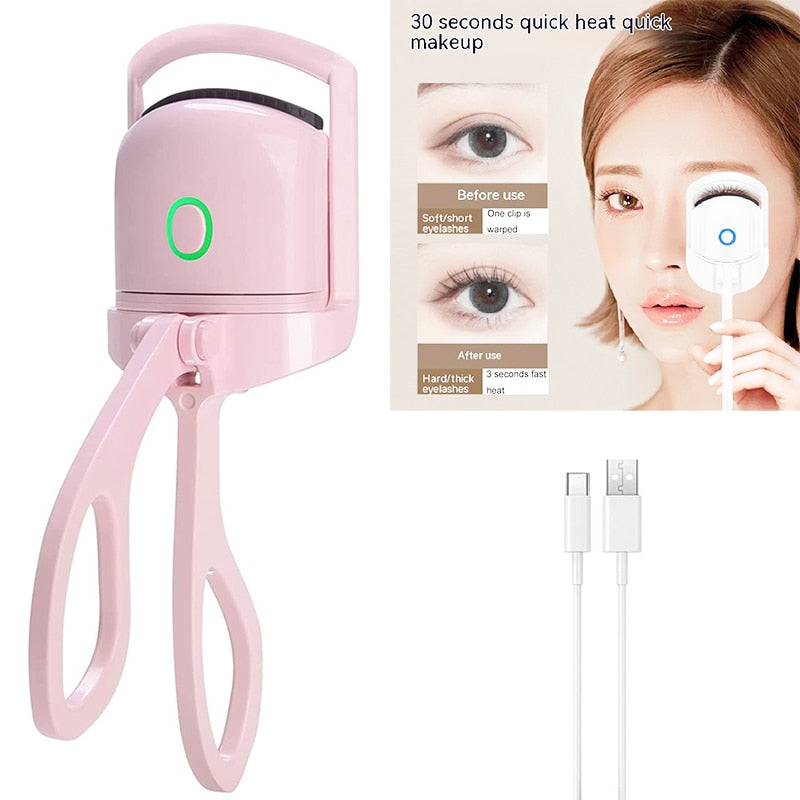 Eyelash Curler Portable Electric Heated Comb