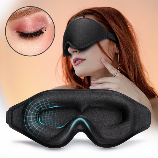 3D Sleep Mask Natural Sleeping Eye Mask Comfort Three Dimensional Design Memory Foam Face Mask Eyeshade Night Breathable